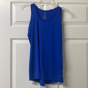 Blue workout tank